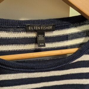 Eileen Fisher boxy sweater linen